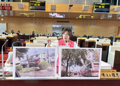 路樹枝葉低垂、過度茂密影響交通安全   中市府：花季前修剪花苞、規劃移植公園