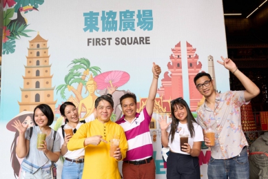 溫暖笑容傳遞泰式熱情！  盧秀燕與泰國駐台代表拍「台中鍋烤節」形象影片