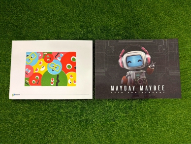 全台首發！中捷推出五月天「雞腿管家」限量明信片與五球套色集章活動