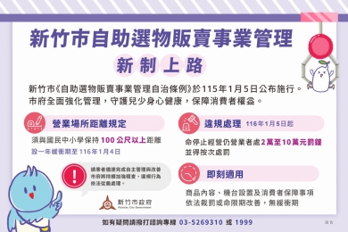 新竹市娃娃機業者請注意   國中小百公尺禁止開店   違者連續開罰