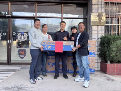 嘉麗建設暖心捐贈設備助力清水警政守護社區安全