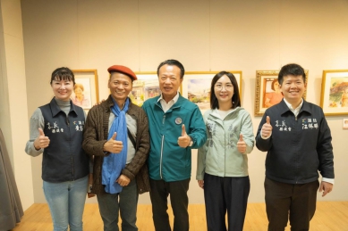 鹿草鄉百老繪～松竹長青作品成果展 寫生會深入社區文化