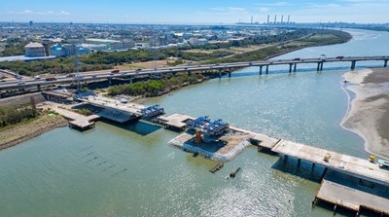 橫跨中彰「大肚和美橋」正式命名工程進度近9成 目標今年底完工通車