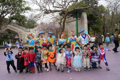 麗寶樂園兒童節12歲以下免費！LINE FRIENDS熊大、兔兔派對連假住房玩樂園搭摩天輪