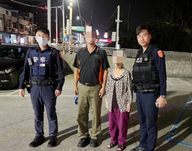 寒夜迷途遇暖警　熱番薯暖胃又暖心助老婦平安回家