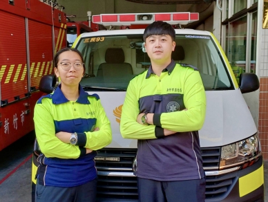新竹市兩分隊聯手成功搶救性命   高虹安肯定守護市民生命安全