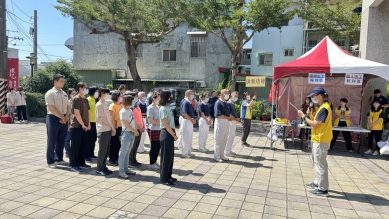 【震後不慌！佳里雙收容所同步開設實戰演練 打造高效率人性化避難安置機制】