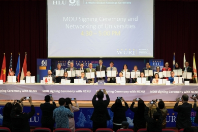 全球百所大學同步簽署多邊MOU　暨大創下台灣高教國際合作新紀錄