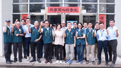 拜會台中漢翔工會談國防產業自主  民進黨台中市長候選人、立法委員何欣純籲國安不能等、朝野力挺無人機產業發展
