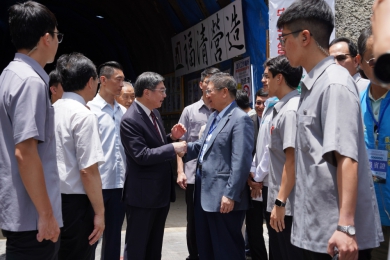 石門水庫至新竹聯通管工程隧道貫通   楊文科提兩建言獲卓揆認同