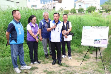 縣府會勘竹山鎮28件農水路 縣府核定2,578萬元改善