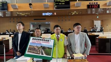 廢樹枝農地放半年議員楊典忠批盧市府三座綠資材中心連市府自己都不知道