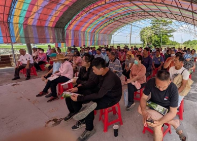 植物診療師下鄉新港溪北村土壤健診 診斷植物病蟲害及土壤檢測