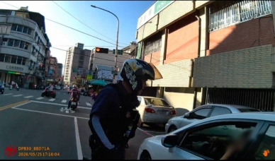 一條安全帶揪出毒駕  東勢警強勢執法守護用路安全