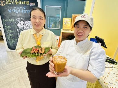 喜憨兒餐廳主打現做泰式料理吃到飽   開拓憨兒就業多元職能