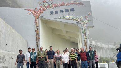 災後搶修拚通行安全　青山坪明隧道竣工謝土完成