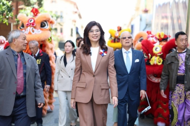 鄭麗文率團訪舊金山僑界　緬懷國父革命精神籲美中台攜手促和平