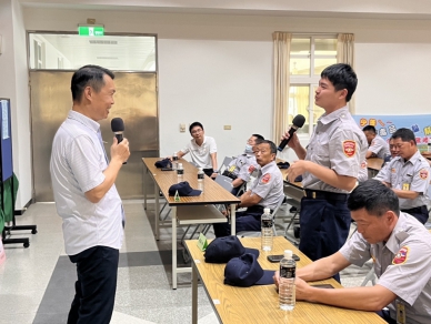 警大教授開講全社會防衛韌性　斗南民防訓練打造堅實守護網