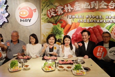 張麗善北上推銷台灣豬　攜手「雲林外孫」蔣萬安讓雲林良品豬攻占餐桌