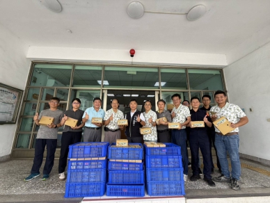 中市沙鹿區德林宮辦理「金馬獻粽迎端陽、粽葉飄香福德心」活動