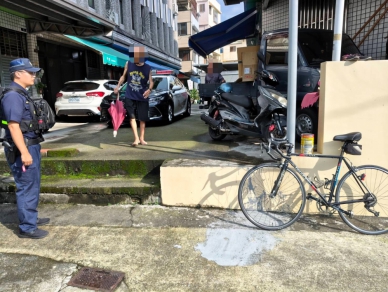 東勢警熱心協尋腳踏車  16分鐘迅速尋回化解烏龍失竊案
