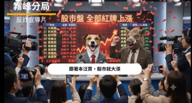 股市大漲藏危機！霧峰分局推反詐創意短片「汪分析師」揭密詐團陰謀