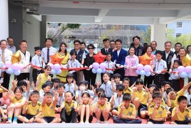 近16億元打造完整校園！市長盧秀燕兌現設校承諾  樹德國小水圳生態成校園新亮點