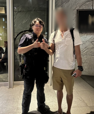 葡藉男子遺失蘋果手機   何安警尋獲他感謝不已