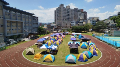 科技心  童軍情  共創公民力   新竹市全市童軍大露營7/4~5新科國中登場