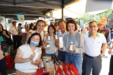 「荔香蕉甜．青農好食光市集」國三南投服務區登場　許縣長邀全國民眾走進南投品味夏日鮮果支持青農
