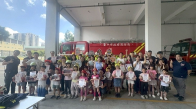 台中小小消防營  黃佳恬議員與孩子化身小小救援隊