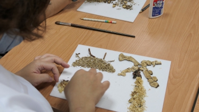 中藥材也能作畫！北港媽祖醫院推創意手作 結合環保、美學與身心療癒