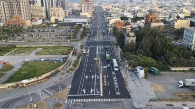 中市強化地下排水韌性梧棲大智路改善工程守護海線防洪與交通安全