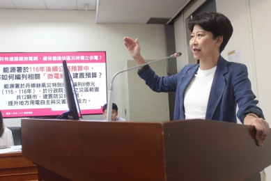 陳亭妃表示台南仁德工業區豪雨成災協助紓困