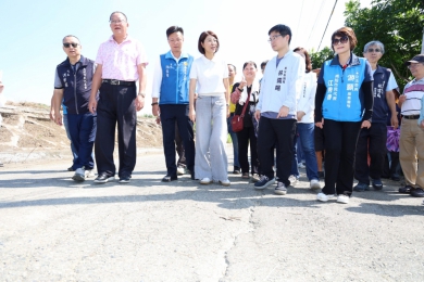 許縣長率隊會勘南投市14項地方建設簽核逾2,100萬元經費　 傾聽民意解決民瘼 打造安全宜居生活環境