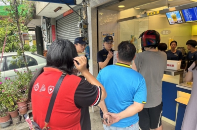 全民反詐一起來！頭家警深耕轄區反詐宣導