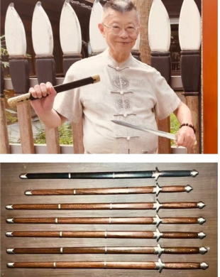張揚身佩寶劍精神有所寄託 彰顯儒雅豪邁典型名士風範