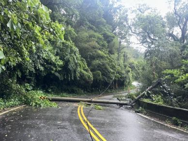 新竹縣山區土石坍方道路中斷   縣府呼籲民眾避免山區活動