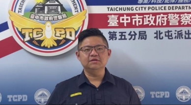 男子騎單車未裝設車燈   北屯警關懷查獲通緝犯
