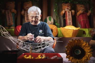 嵩壽九九   新竹市花燈工藝巨擘蕭在淦藝師20日辭世