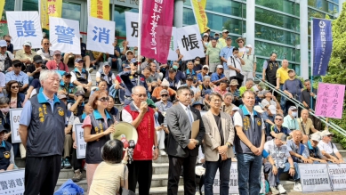 捍衛尊嚴！吳宗憲、黃建賓為5千名退休警消提告行政院「別賴帳」