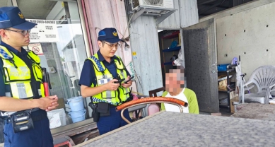 7旬失智翁外出吃豬腳迷航20公里　社口警民接力助返家
