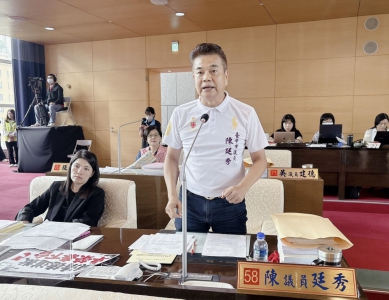 無黨籍市議員陳廷秀呼籲朝野稟除不同立場成見避免內鬥、內耗