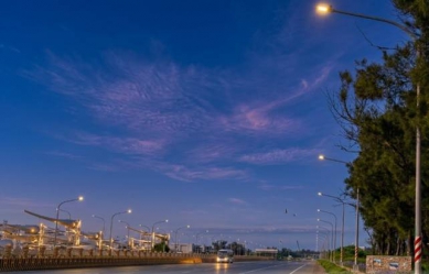 台中港全面導入智慧LED路燈優化節能成效暨強化道路安全