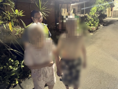 酷暑悶熱！老翁半夜外出納涼釀驚魂   太平警貼心護送返家