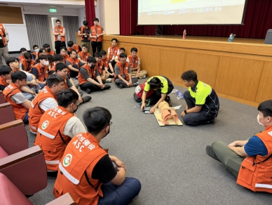 打造韌性城市   新竹市一連4天召集159名備役役男接受初級救護員訓練