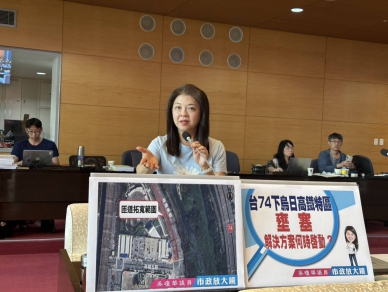 議員吳瓊華針對烏日高鐵站區及台74線交流道交通壅塞問題質詢何時能解決