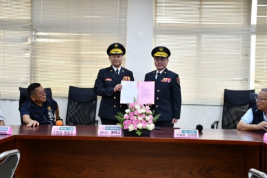 中市消防局3位新任大隊長布達　經驗輪替展現防救災新量能