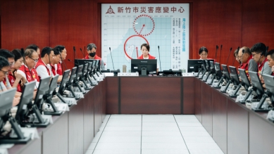 薔琵威脅依蕭  高虹安第三次召開會報  提醒局處持續警戒