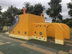 打造海底景觀新世界  台中市大里區仁化公園潛水艇造型遊戲組